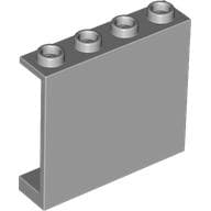 Panel 1 x 4 x 3 [Hollow Studs] em Cinza azulado claro