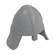 Helmet Castle with Neck Protector em Cinza azulado claro