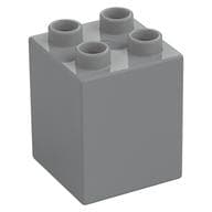 Duplo Brick 2 x 2 x 2 em Cinza azulado claro