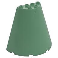 Cone Half 8 x 4 x 6 em Verde areia