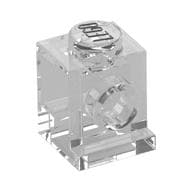 Brick Special 1 x 1 with Headlight em Transparente