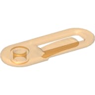 Clikits Paper Clip / Hair Clip, 1 Hole em Laranja translúcido