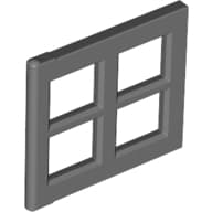 Window 2 x 4 x 3 Pane em Cinza azulado escuro