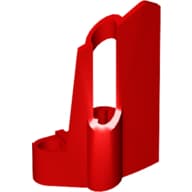 Technic Panel Fairing #24 Small Short, Small Hole, Side B em Vermelho