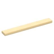Tile 1 x 8 with Groove em Bege