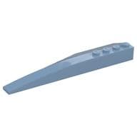 Brick Wedged, Curved 12 x 3 Right em Azul areia