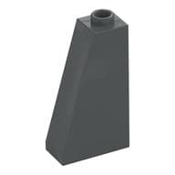 Brick Sloped 75° 2 x 1 x 3 with Hollow Stud em Cinza azulado escuro