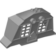 Boat Section, Stern Brick 7 x 16 x 7 with Two Windows