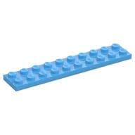 Plate 2 x 10 em Azul médio