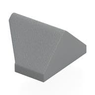 Brick Sloped 45° 2 x 1 Double / Inverted with Bottom Stud Holder