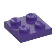 Plate 2 x 2 em Roxo escuro