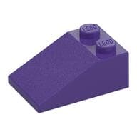 Brick Sloped 33° 3 x 2 em Roxo escuro