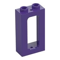 Window 1 x 2 x 3 Train em Roxo escuro