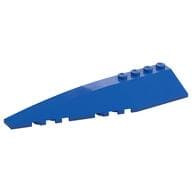 Brick Wedged, Curved 12 x 3 Left em Azul royal