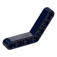 Technic Beam 1 x 7 Bent (4 - 4) Thick em Azul escuro