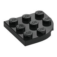 Plate Round Corner 3 x 3