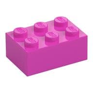 Brick 2 x 3 em Rosa escuro