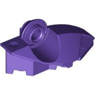 Large Figure Foot, with Rotation Joint Ball Half [Vertical Side] em Roxo escuro