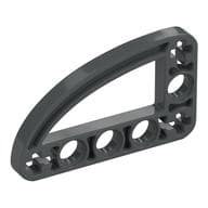 Technic Beam 3 x 5 L-Shape with Quarter Ellipse Thin em Cinza azulado escuro