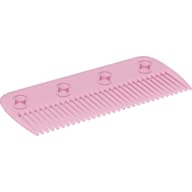 Clikits Hair Comb with 4 Holes em Rosa escuro translúcido