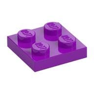 Plate 2 x 2 em Roxo claro
