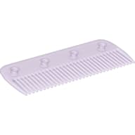 Clikits Hair Comb with 4 Holes em Roxo claro translúcido