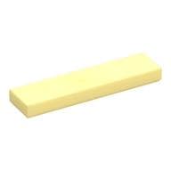 Tile 1 x 4 with Groove em Amarelo vivo claro