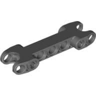 Technic Axle and Pin Connector 2 x 7 with Two Ball Joint Sockets em Cinza azulado escuro