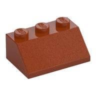 Brick Sloped 45° 2 x 3 em Laranja escuro
