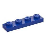 Plate 1 x 4 em Azul-violeta escuro
