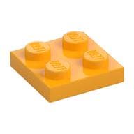 Plate 2 x 2 em Laranja vivo claro