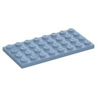 Plate 4 x 8 em Azul areia