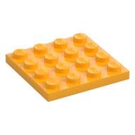 Plate 4 x 4 em Laranja vivo claro
