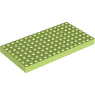 Brick 8 x 16 em Verde-limão claro