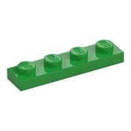 Plate 1 x 4 em Verde vivo