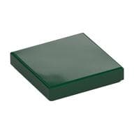 Tile 2 x 2 with Groove em Verde escuro