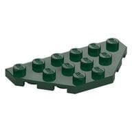 Wedge Plate 3 x 6 Cut Corners em Verde escuro