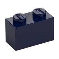 Brick 1 x 2 em Azul escuro