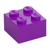 Brick 2 x 2 em Roxo claro