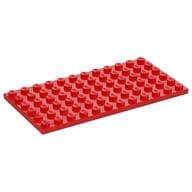 Plate 6 x 12 em Vermelho