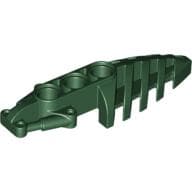 Large Figure Foot, with 3 Holes, Visorak em Verde escuro