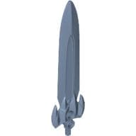 Large Figure Weapon Sword, Santis / King Mathias (Series 2) em Azul areia perolado