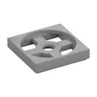 Turntable 2 x 2 Plate, Base em Cinza azulado claro