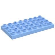 Duplo Plate 4 x 8 em Azul vivo claro