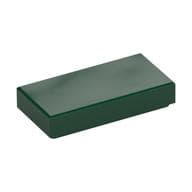 Tile 1 x 2 with Groove em Verde escuro