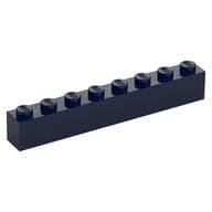 Brick 1 x 8 em Azul escuro