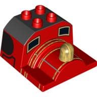 Duplo Train Cab Top without Bunker, Thomas & Friends James Print