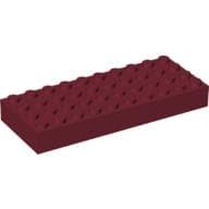 Brick 4 x 10 em Vermelho escuro
