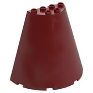 Cone Half 8 x 4 x 6 em Vermelho escuro