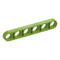 Technic Beam 1 x 6 Thin em Verde-limão